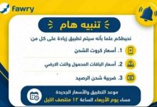 فوري تعلن رسميًا عن زيادة أسعار كروت الشحن والباقات في مصر.. التفاصيل الكاملة