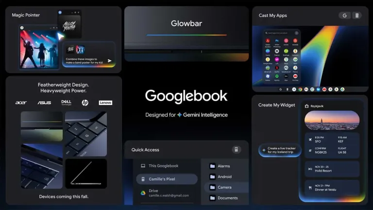 Googlebook قادم… جوجل تستعد لعودة تاريخية إلى سوق اللابتوبات
