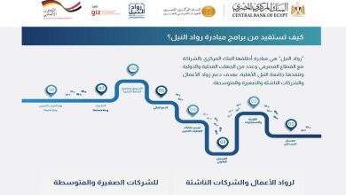 مبادرة «رواد النيل» تدعم رواد الأعمال والشركات الناشئة في مصر ضمن حملة التثقيف المالي للبنك المركزي