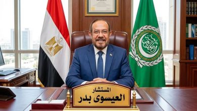 المستشار العسوي بدر يدعو المهتمين بالتحكيم التجاري الدولي للمشاركة في مؤتمر "رواد التحكيم" بالقاهرة