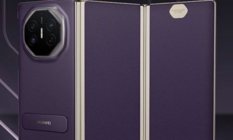 بشاشة داخلية عملاقة.. تسريب يكشف التصميم النهائي لهاتف Huawei Mate X9 المنتظر