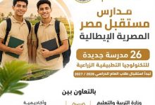 بالشراكة مع إيطاليا.. تفاصيل إطلاق 26 مدرسة تكنولوجية زراعية في 14 محافظة بمصر