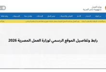 رابط وتفاصيل الموقع الرسمي لوزارة العمل المصرية 2026