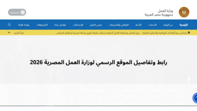 رابط وتفاصيل الموقع الرسمي لوزارة العمل المصرية 2026