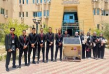 «وقود المستقبل» يخرج من جامعة بني سويف.. طلاب يبتكرون نظامًا لإنتاج الهيدروجين الأخضر من الشمس
