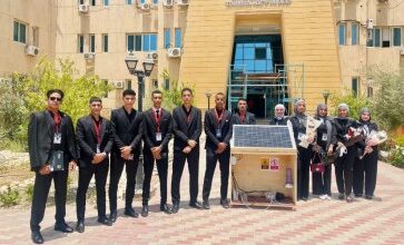 «وقود المستقبل» يخرج من جامعة بني سويف.. طلاب يبتكرون نظامًا لإنتاج الهيدروجين الأخضر من الشمس