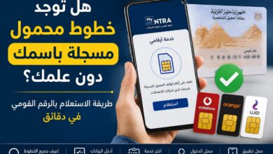 هل توجد خطوط محمول مسجلة باسمك دون علمك؟.. طريقة الاستعلام بالرقم القومي في دقائق