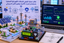 طلاب جامعة طنطا يبتكرون نظامًا ذكيًا لحماية شبكات الكهرباء من الأعطال والهجمات السيبرانية