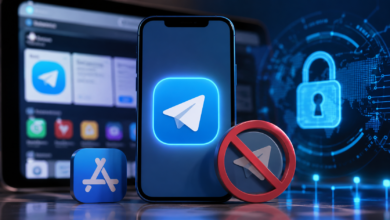 تيليجرام يختفي من هواتف آيفون.. لماذا أزالت آبل التطبيق من App Store؟