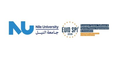 لأول مرة خارج أوروبا.. جامعة النيل تستضيف الدورة الـ33 لمؤتمر EuroSPI² بمشاركة 43 بحثًا دوليًا