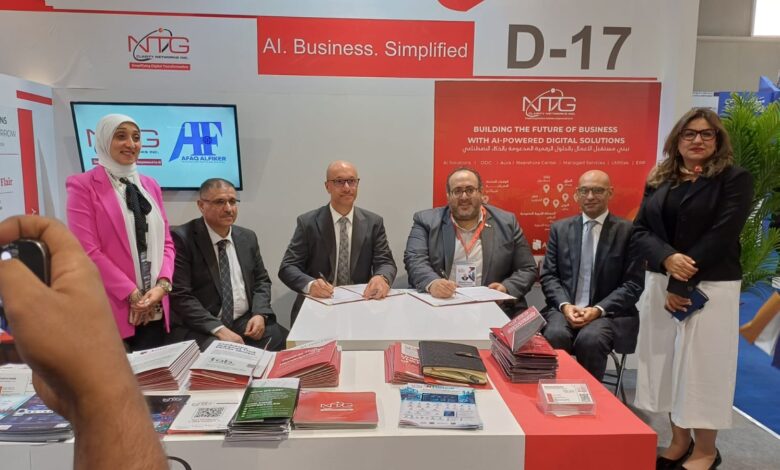 «وطن رقمي» يرصد توقيع شراكة استراتيجية بين «آفاق الفكر» العراقية و«NTG Clarity» المصرية في ITEX IRAQ 2026