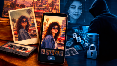 ترند صور الثمانينات يثير مخاوف الخصوصية.. خبير تكنولوجيا يحذر من سرقة بيانات الوجه