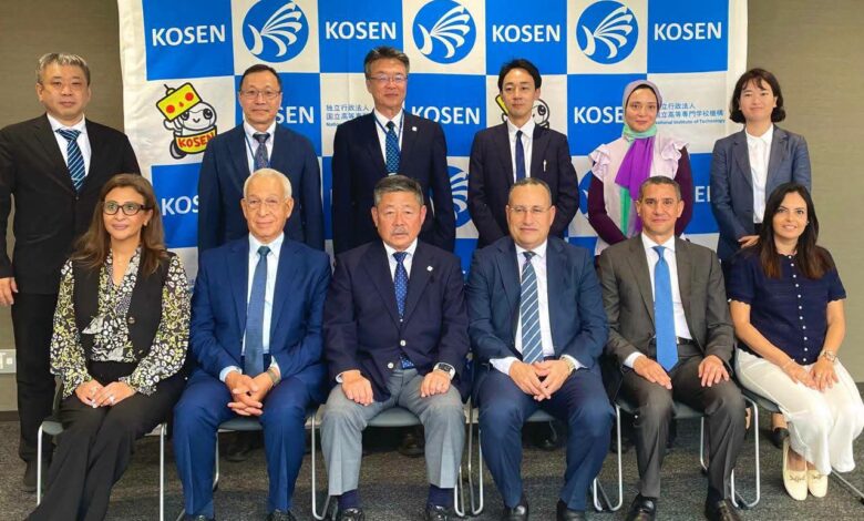 وزير التعليم العالي يبحث التوسع في نموذج «EJ-KOSEN» وتعزيز التعاون مع اليابان لإعداد كوادر تكنولوجية
