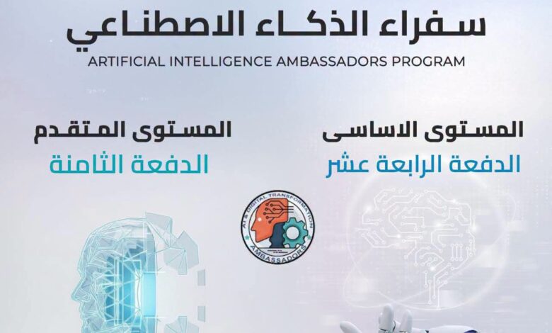 التقديم متاح الآن.. المعهد القومي للاتصالات يفتح تعرف على التفاصيل التسجيل في برنامج سفراء الذكاء الاصطناعي 2026 بالمستويين الأساسي والمتقدم