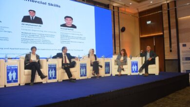 جامعة النيل تستعرض 8 مشروعات مبتكرة في أسبوع القاهرة للمياه وتدعو لربط البحث العلمي باحتياجات الصناعة
